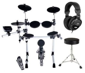 XDrum DD-402 E-Drum-Set Komplettset inkl. Hocker & Kopfhörer -