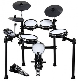 XDrum DD-530 E-Drum Set mit Mesh Heads (elektronisches Schlagzeug, Kopfhörer-Anschluss, 400 Sounds) -