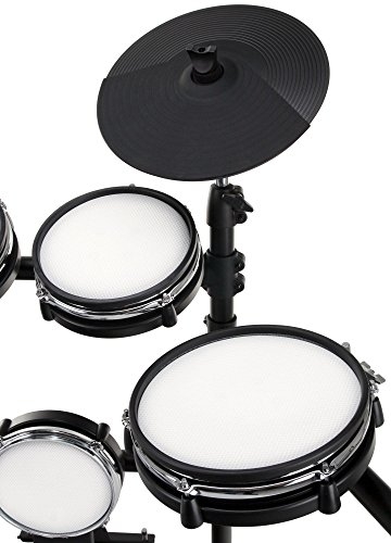 XDrum DD-530 E-Drum Set mit Mesh Heads (elektronisches Schlagzeug, Kopfhörer-Anschluss, 400 Sounds) - 