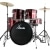 XDrum Rookie 22" Standard Schlagzeug Komplettset Ruby Red & inkl. Schule + DVD - 1